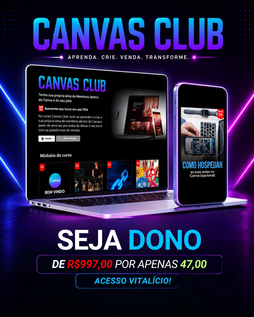 Popup canvas
