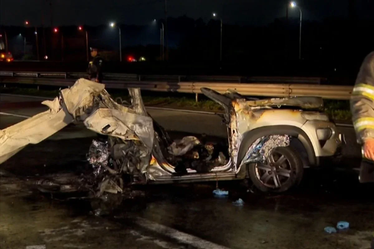 Acidente com 3 mortes: motorista tinha sinais de embriaguez, diz PM