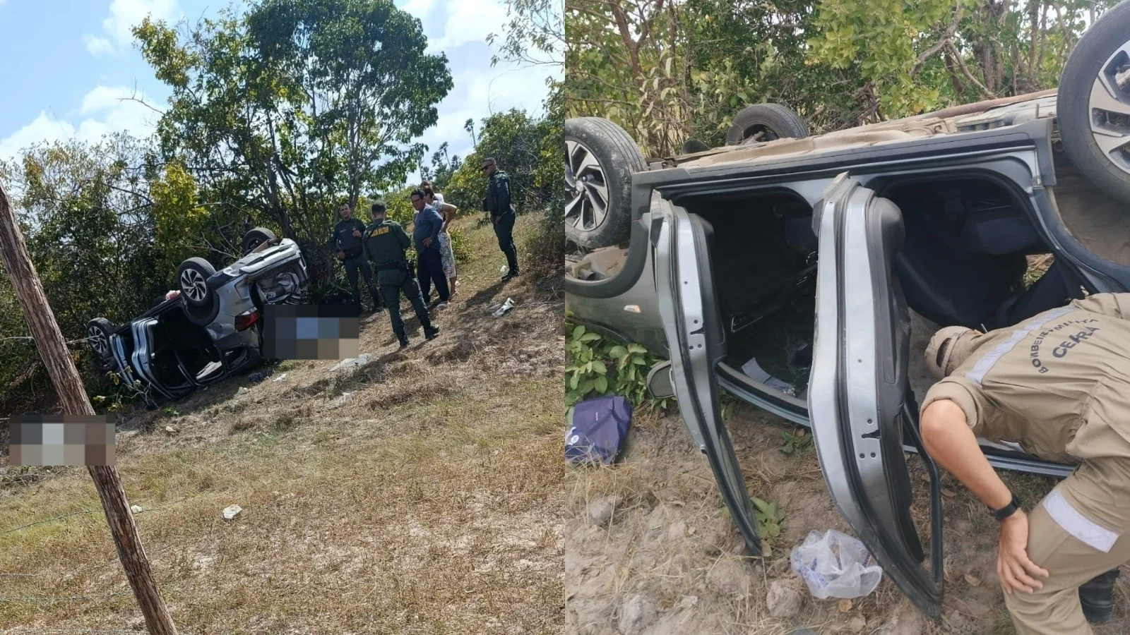 Tragédia em Granja: acidente mata mãe e filha na CE-362