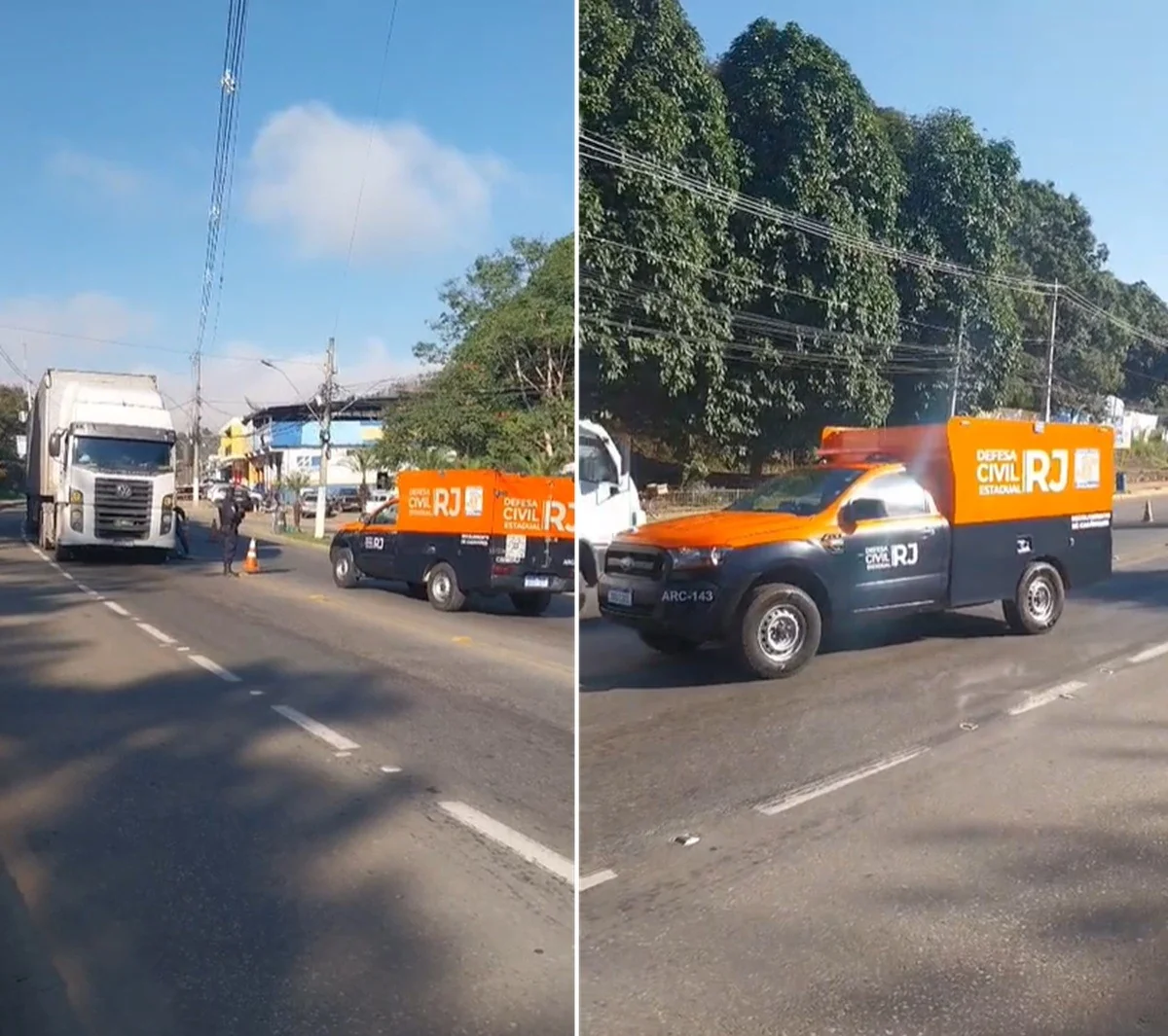 Jovem morre após ser atingida por carreta na RJ-186 em Santo Antônio de Pádua