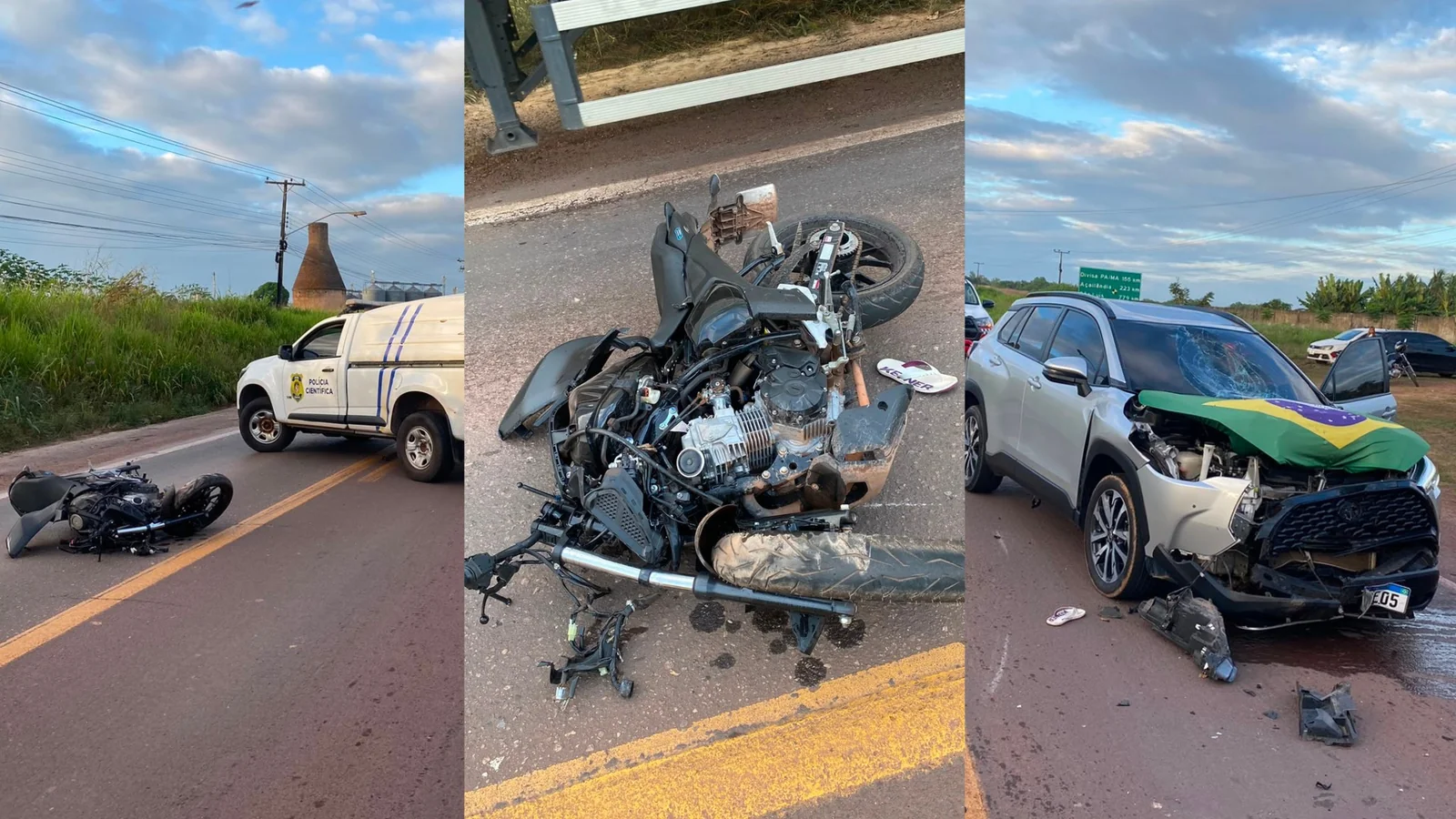 Motociclista morre em colisão frontal na BR-010 em Paragominas