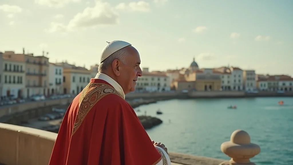 Papa Leão XIV visita Lampedusa em homenagem a migrantes
