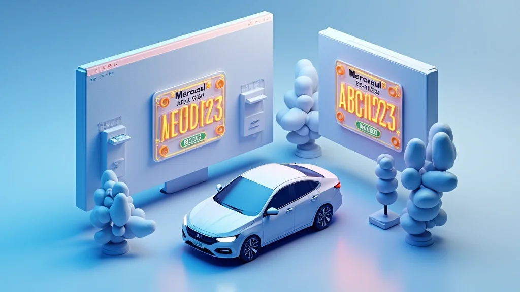Placa de Carro Falsa? Calma, é Só Para Testes!