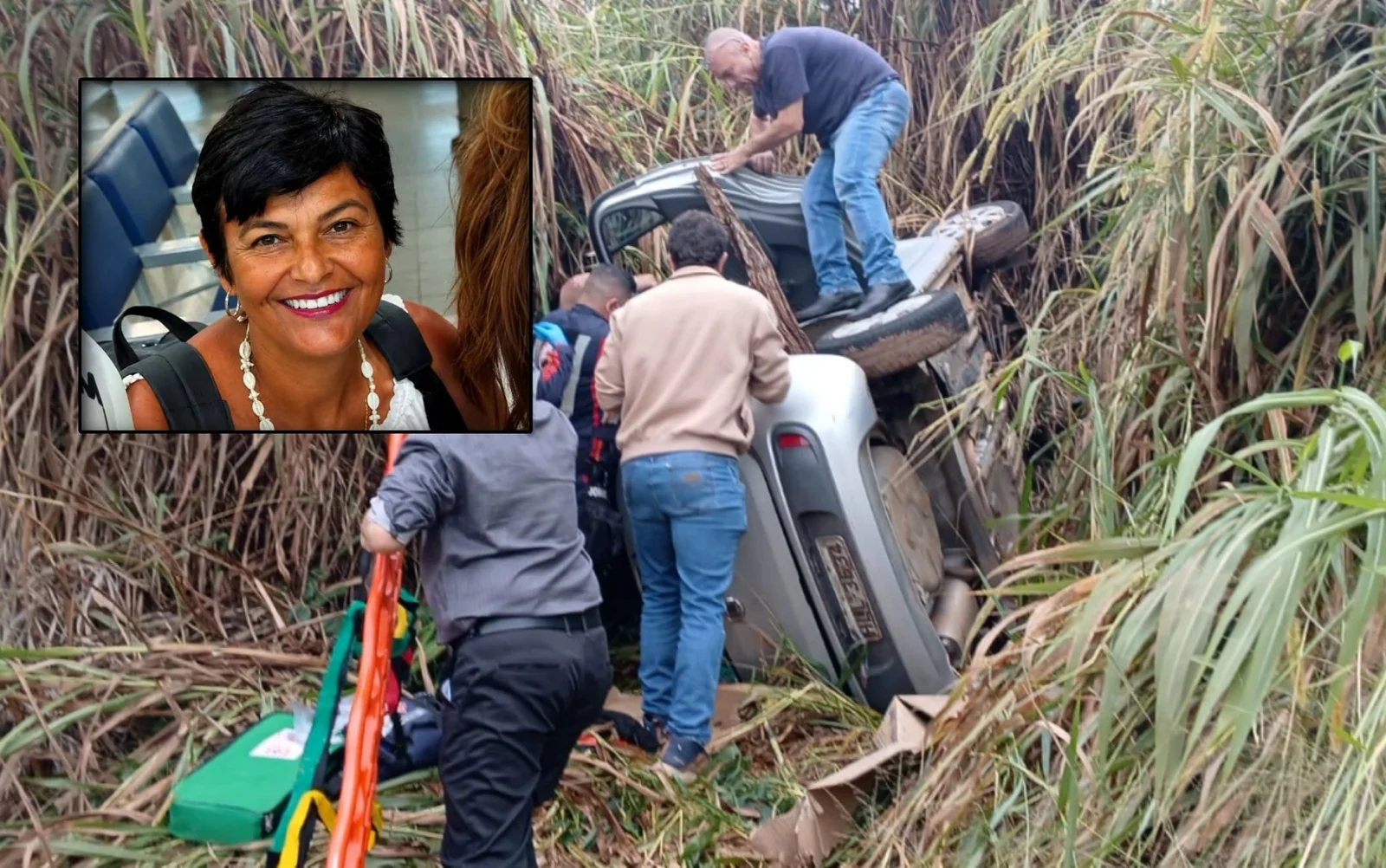 Professora resgatada após 60 horas presa em carro acidentado em MG deve receber alta