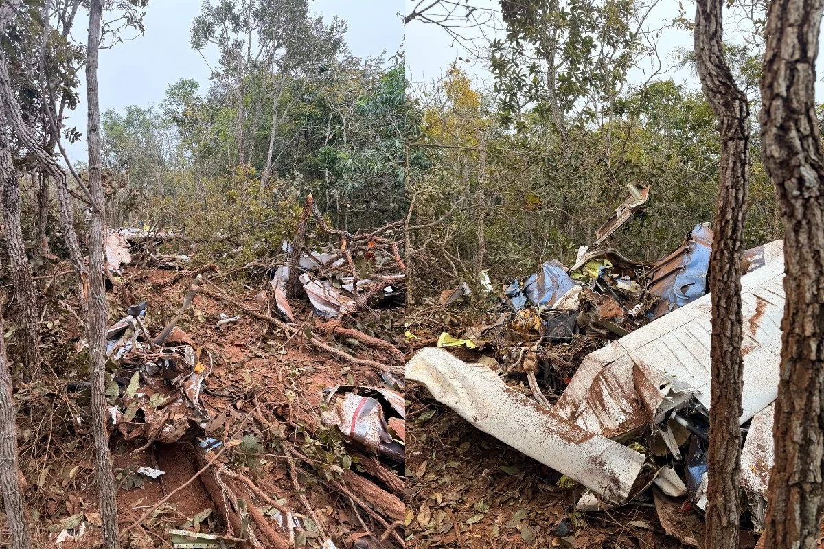 Queda de avião em Campo Grande mata piloto e pesquisadora alemã
